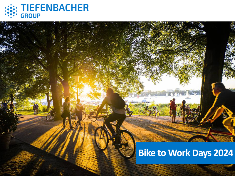 Tiefenbacher Group Bike to work days 2024